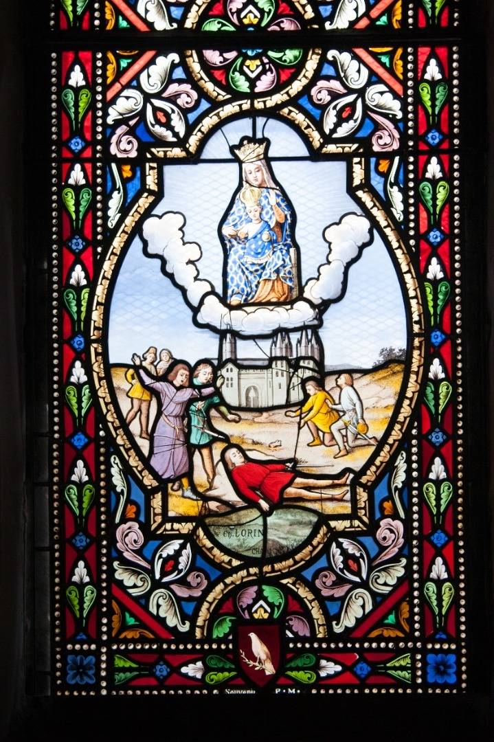 clair de lumière - restauration vitraux - chapelle notre dame - argenton sur creuse - indre - peintre verrier - nathalie gesell